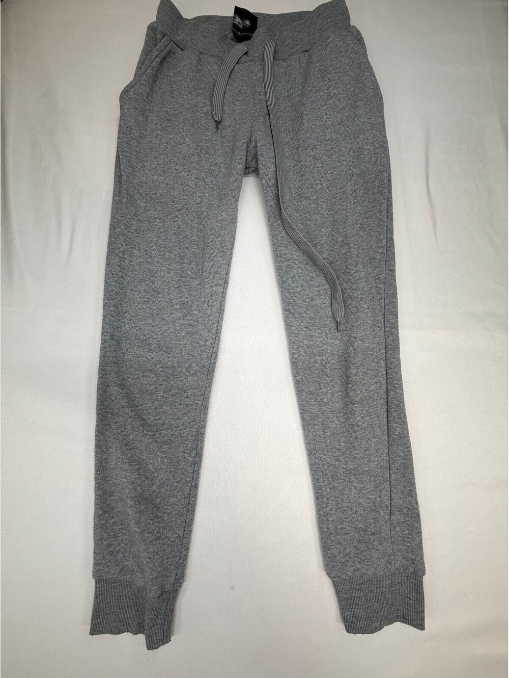 Anna Mora Women's Sweatpants Jogger Elastic Waistband Drawstring Size M Grey